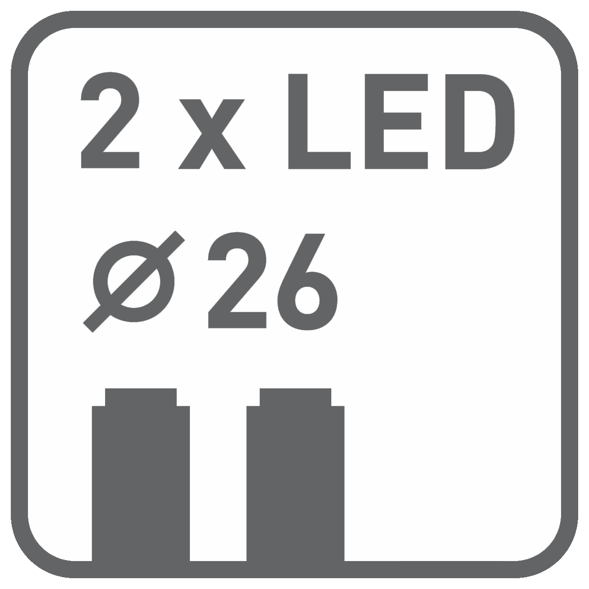 2 db LED